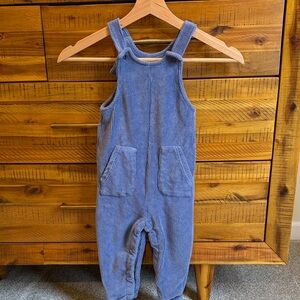 Blue Corduroy Kids Overalls